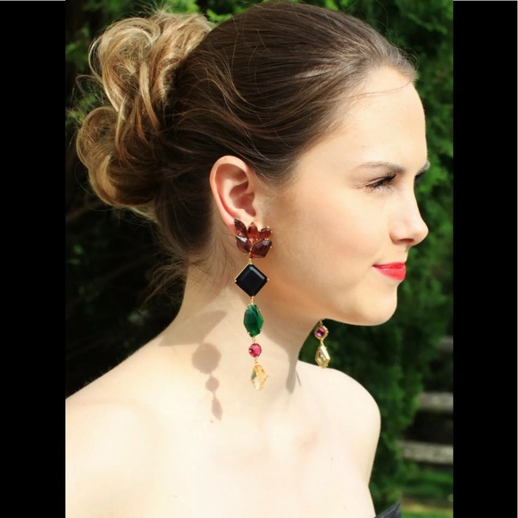 Last 1 ♠️ Kate Spade New York Rock It Statement Earrings - Picture 9 of 11